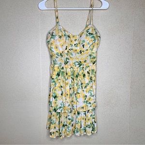 AUW Lemon Mini Dress